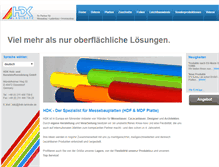 Tablet Screenshot of hdk-laminate.de